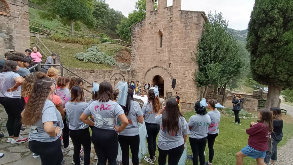 Missa, Gala, Berguedana, Olvan, Valldaura, Amalgama7, Fundació Portal, II Vol de la Pau, Vuelo por la Paz