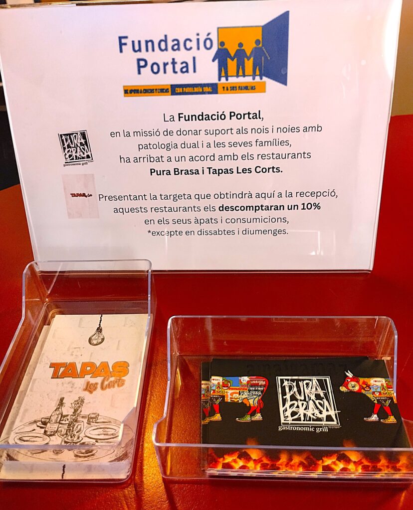 Fundación Portal, ventajas, descuentos, patología dual, restaurantes, hoteles, servicios, apoyo a las familias, Amalgama7