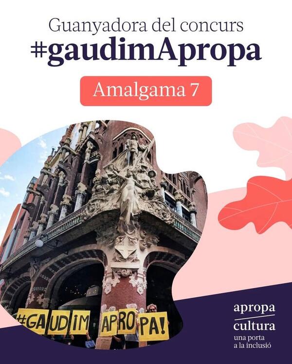 Premi Apropa Cultura, Teatre, Fundació Portal, Amalgama7, Centre de Consultes Externes, Barcelona, teràpia de proximitat
